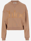 Chloè Cotton Sweatshirt With Logo