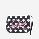 MC2 Saint Barth Scuba Clutch Borse con motivo a pois