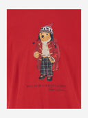 Polo Ralph Lauren Cotton T Shirt With Polo Bear Pattern
