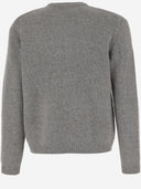 Maison Kitsune 'Wool Blend Sweater med klædt rævmønster