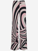 Emilio Pucci Stretch Viscose Pants con patrón de iris
