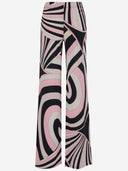 Emilio Pucci Stretch Viscose Pants con patrón de iris