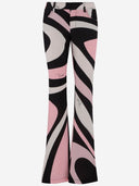 Pantalones de nylon estiradores de Emilio Pucci con patrón de mármol