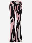 Pantalones de nylon estiradores de Emilio Pucci con patrón de mármol