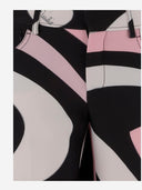 Pantalones de nylon estiradores de Emilio Pucci con patrón de mármol