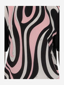 Emilio Pucci Cotton T Shirt With Marble Pattern