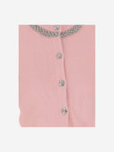 Cardigan autoportrait avec des cristaux