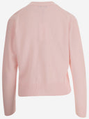 Maison Kitsune' Wool And Cashmere Cardigan With Fox Embroidery