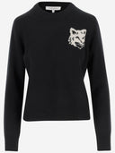 Maison Kitsune' Wool Sweater With Logo