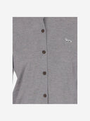 Maison Kitsune' Wool Cardigan With Fox Patch
