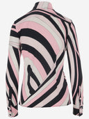 Emilio Pucci Stretch Viscose Shirt With Iris Pattern