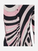 Emilio Pucci Stretch Viscose Shirt With Iris Pattern