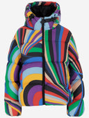 Emilio Pucci Down Jacket con estampado de iris
