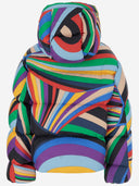 Emilio Pucci Down Jacket con estampado de iris