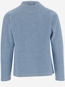 And Wander Wool Blend Sweater With Logo