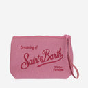 Mc2 Saint Barth Clutch Bag Made Of Lurex Fabric