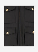 Abbiamo fatto una giacca multi tascabile in misto di cotone