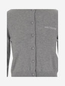 We11 Done Wool Cardigan With Logo
