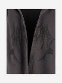 We11 Done Cotton Distressed Muffler Sweatshirt