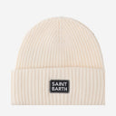 Mc2 Saint Barth Wool Blend Beanie With Logo