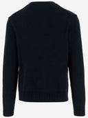 Polo Ralph Lauren Cotton And Cashmere Sweater With Polo Bear Pattern