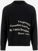 Dsquared2 wełniany pullover z logo