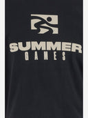 Summer Games Cotton T Shirt With Logo