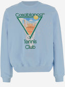 Sudadera de algodón el estiramiento de Casablanca con estampado