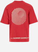 Zomerspelen katoenen t -shirt met logo