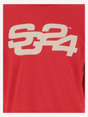 Zomerspelen katoenen t -shirt met logo