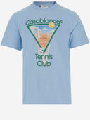 Casablanca Cotton T Shirt With Graphic Print