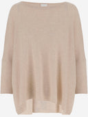 Allude Wool Blend Pullover With Rhinestones And Studs