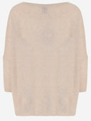 Allude Wool Blend Pullover With Rhinestones And Studs