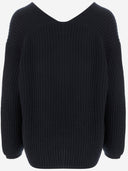 Allude Ribbed Cashmere Pullover