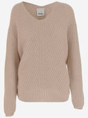 Allude Ribbed Cashmere Pullover