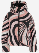 Emilio Pucci Down Jacket With Iris Print