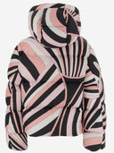 Emilio Pucci Down Jacket With Iris Print