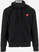 Comme Des Garcons Nylon Hoodie With Logo