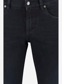 Dolce & Gabbana Stretch Cotton Skinny Jeans With Logo