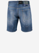 Jean court en denim mélange de coton stretch dsquared2