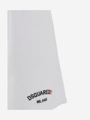 Pantaloni corti in cotone dsquared2 con logo