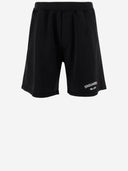 Pantaloni corti in cotone dsquared2 con logo