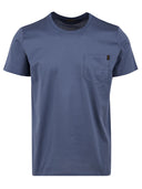 Moorer t shirts en polos blauw