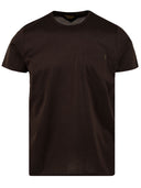 Moorer t shirts en polos bruin