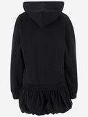 Coperni coton mélange robe sweatirt avec logo