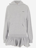 Coperni Cotton Blend 스웨트 셔츠 드레스 로고