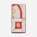 Écharpe en soie Salvatore Ferragamo avec motif de chaînes