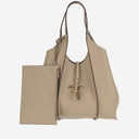 Tod's T Timeless Medium Leather Hobo Bag