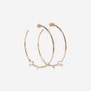 Jacquemus Logo Hoop Kolczyki