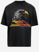 Amiri Cotton T Shirt With Logo Print